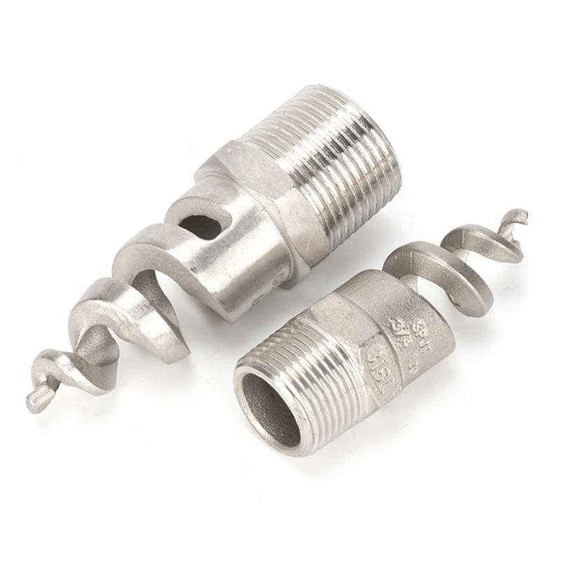 

Spiral Cone Spray Nozzle 1/2 3/4 1 Inch Male Thread Cooling Tower Dust Collector High Efficiency Water Sprinkler Set