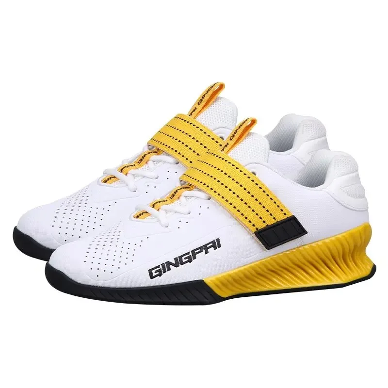 Big Size 38-46 men Powerlifting Shoes Professional Squated Weightlifting Shoes Balanced Hard Drawn Shoes Men Fitness Sneakers