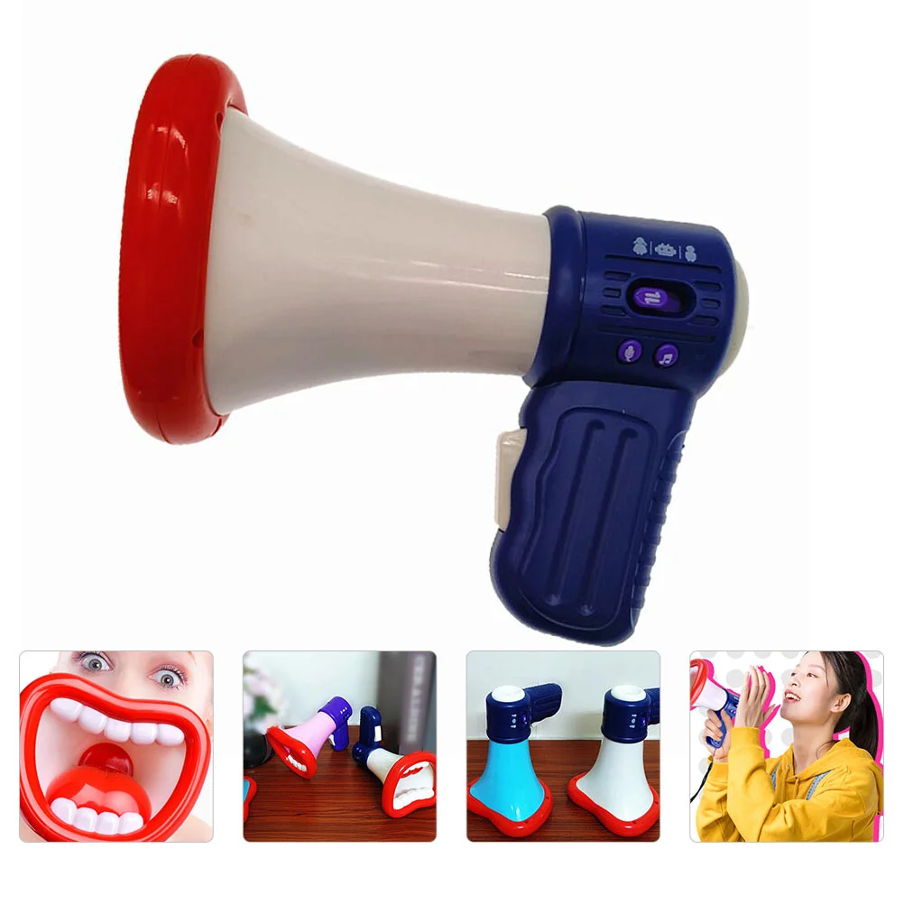 Loudspeaker Funny Voice Changing Child Speakers Megaphone Abs Trumpet Playthings