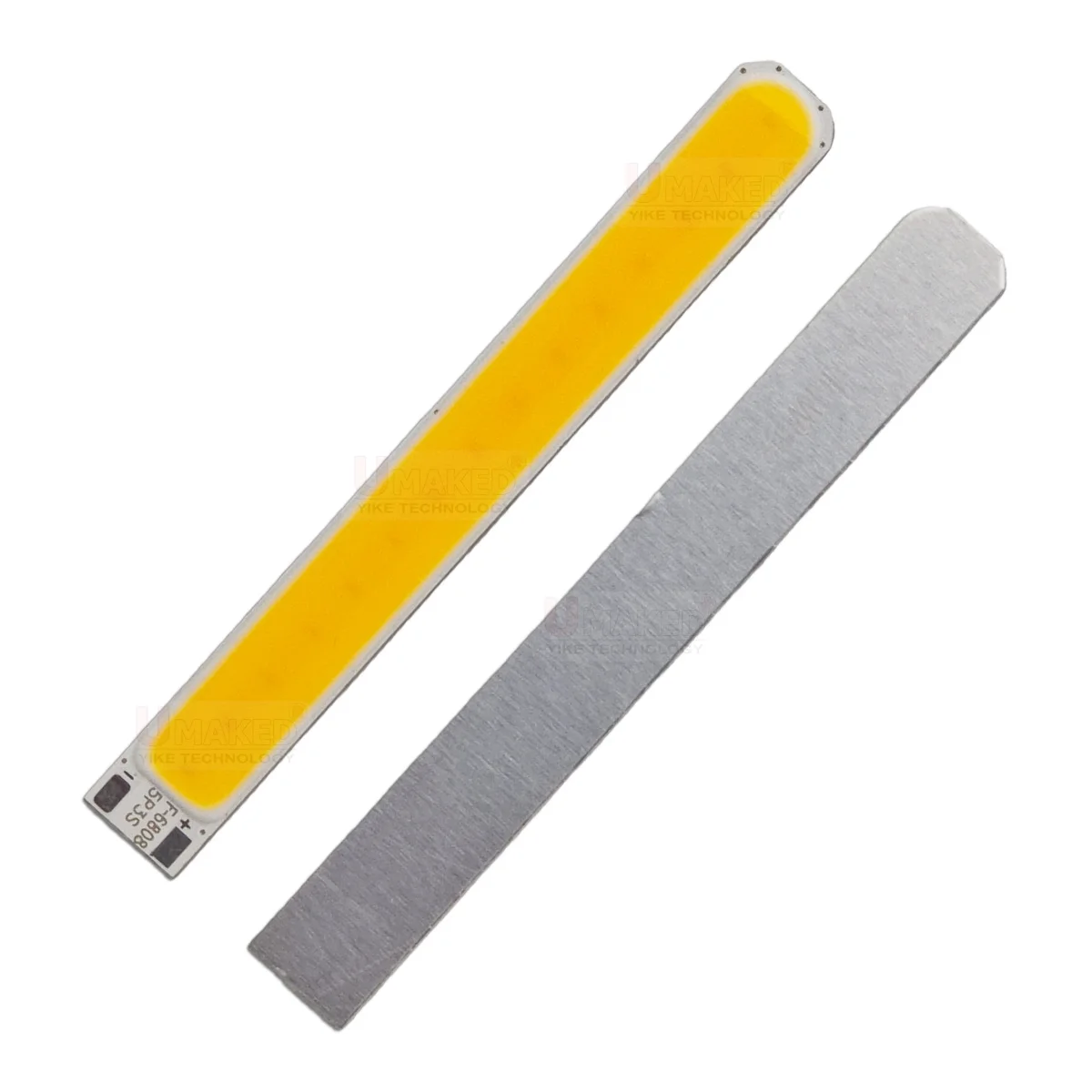 10pcs 3W 68x8mm LED Desk Chip COB Light SMD 9V Light Beads White aluminum PCB plate COB diy bulb outdoor Desk table lamp