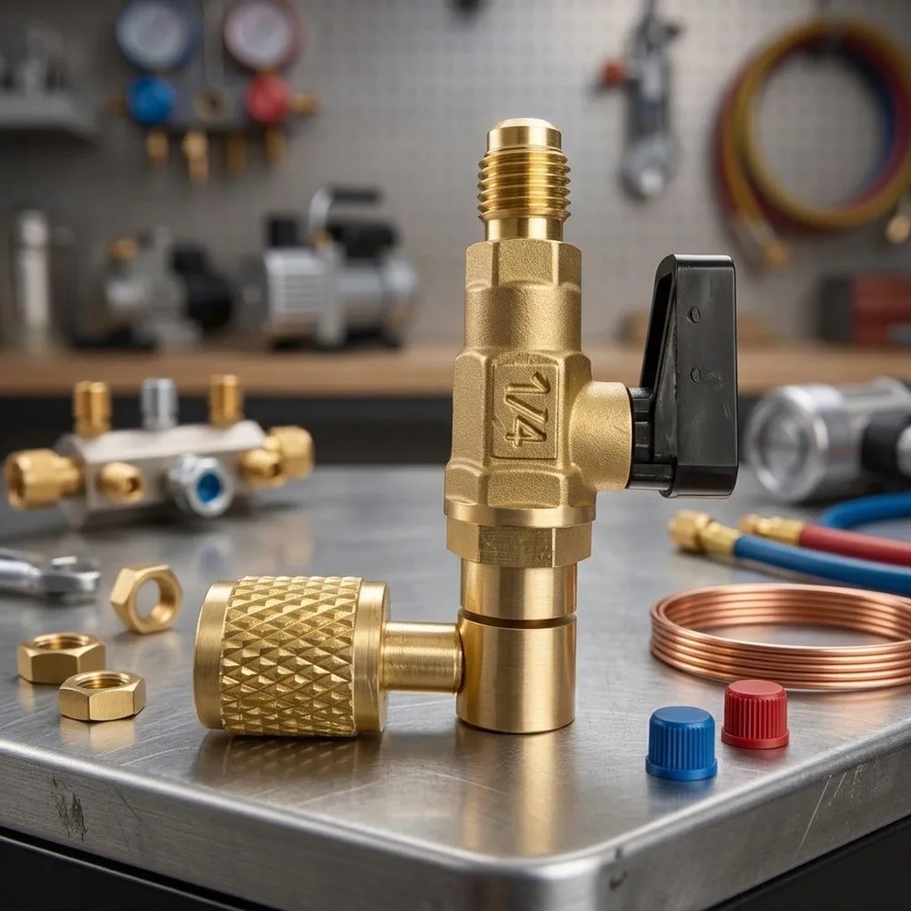 For Leak Testing Brass Ball Valve 90 Degree Valve Professional Grade Leak Prevention Design Efficient Flow Control