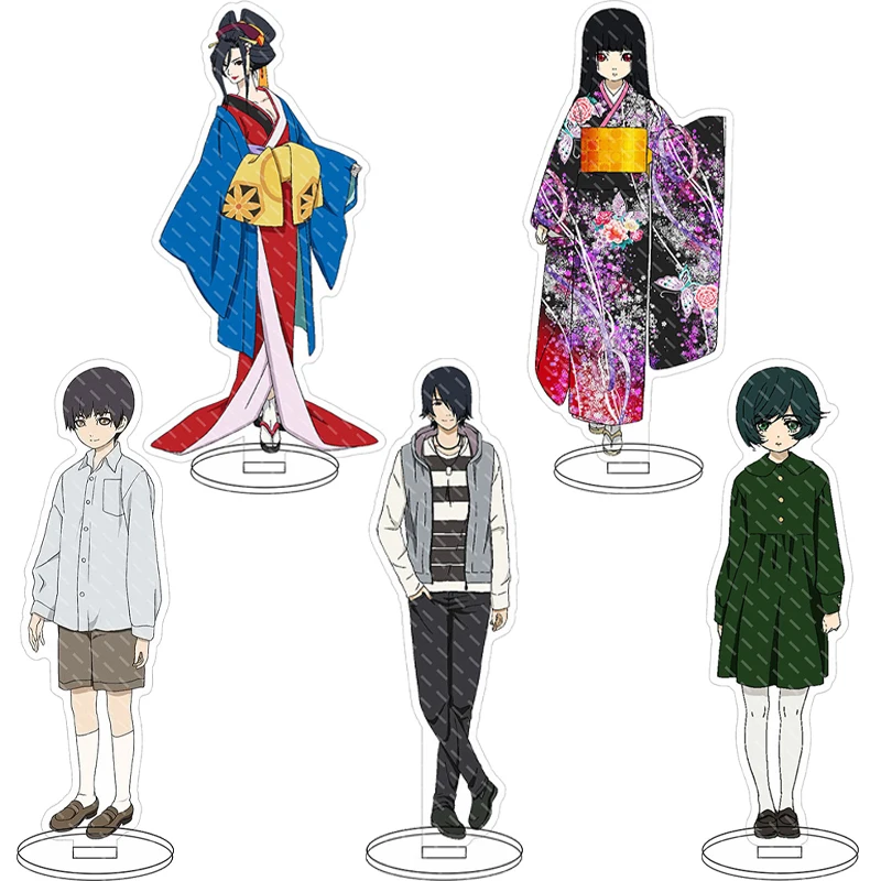 16CM Anime-Figur Hell Girl ‌ ‌ ‌   Enma Ai Ichimoku Ren Hone Onna Kikuri ‌ Yamawarawa ‌   Cos Acryl-Ständer-Ornamente, Weihnachtsgeschenke