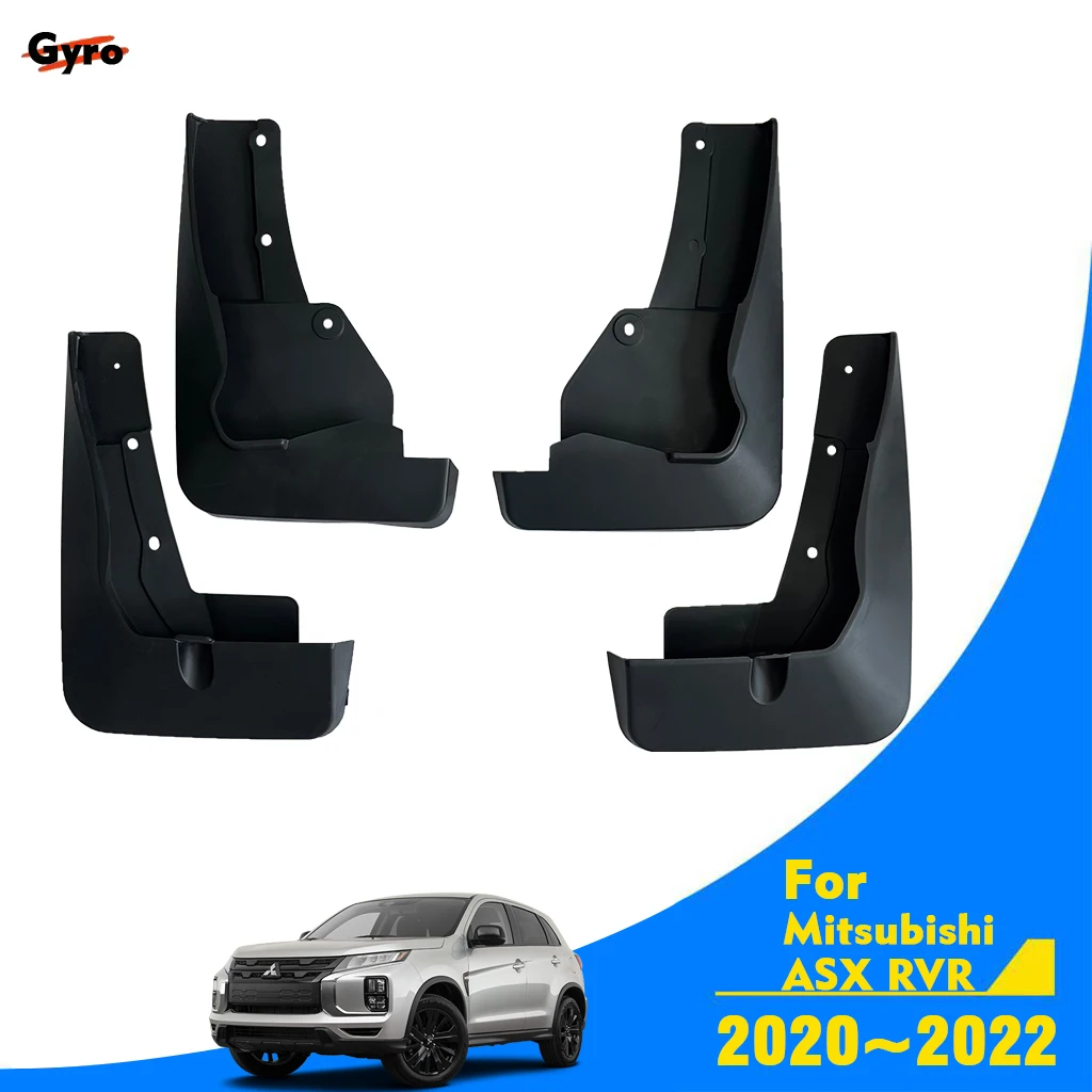 

For Mitsubishi ASX RVR 2020 2021 2022 Car Mudguards Mudflaps Splash Fenders Flares Mud Flaps Duraflap Accessories Wheel Tuning