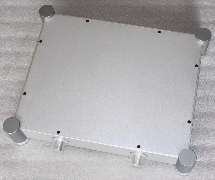 W430 H92 D340 Пескоструйный алюминиевый корпус лампового усилителя ЦАП Корпус декодера Задний корпус DIY Предусилитель Hi End Box для наушников