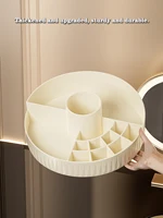Rotating Cosmetic Storage Box, Multi - compartment Organizer for Lipsticks, Eyebrow Pencils & Brushes, Bathroom Skincare Storage - Image 5