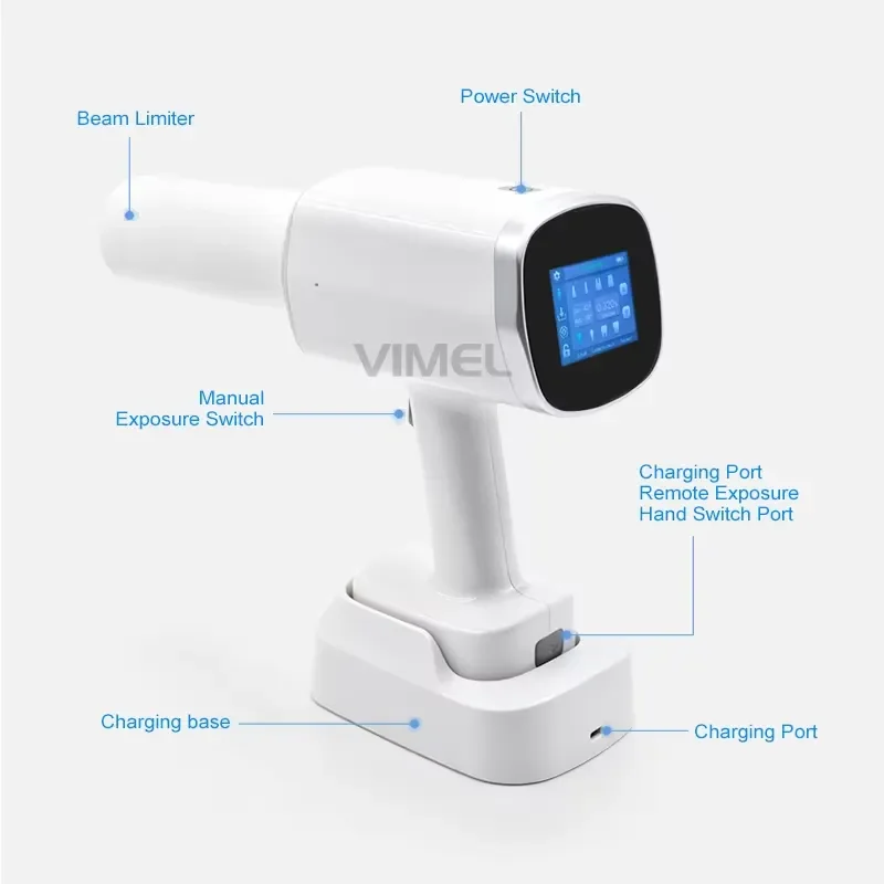 Digital X Ray Machine 70KV Low Radiation Touch Screen Lightweight Imaging X Ray