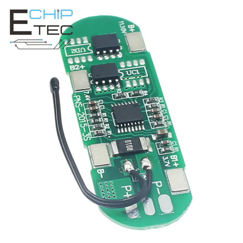 3S 11.1V 12V 5A Seiko 8254 18650 Lithium Battery Protection Board Module