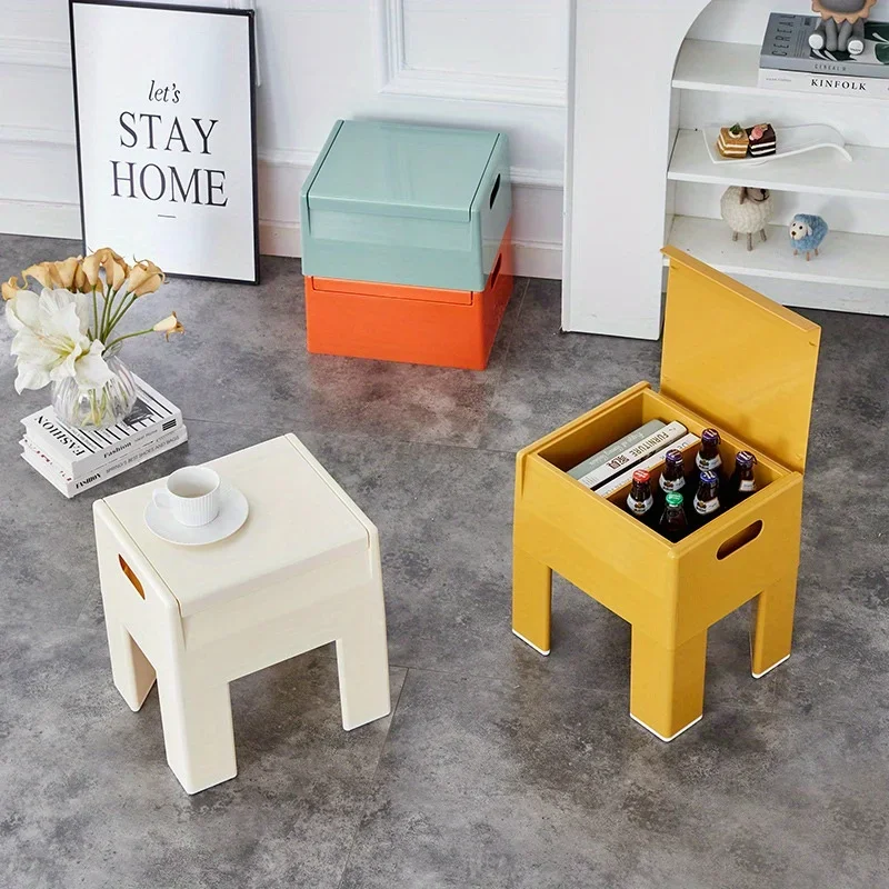 Household Small Stool, Modern and Simple Low Stool, Home Storage, Shoe Changing Stool, Sedentary Small Chair