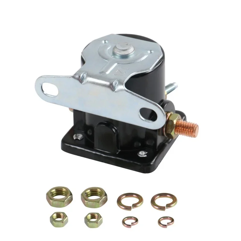 3 Heavy Duty 4 Terminal Normally Open Solenoid Relay Component 12V Fits Ford Car Truck Vehicle Starting Control Repair Parts