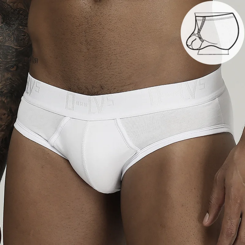 ORLVS-bragas deportivas cómodas para hombre, calzoncillos de tiro bajo con elevación de anillo, divertidos, OR209B