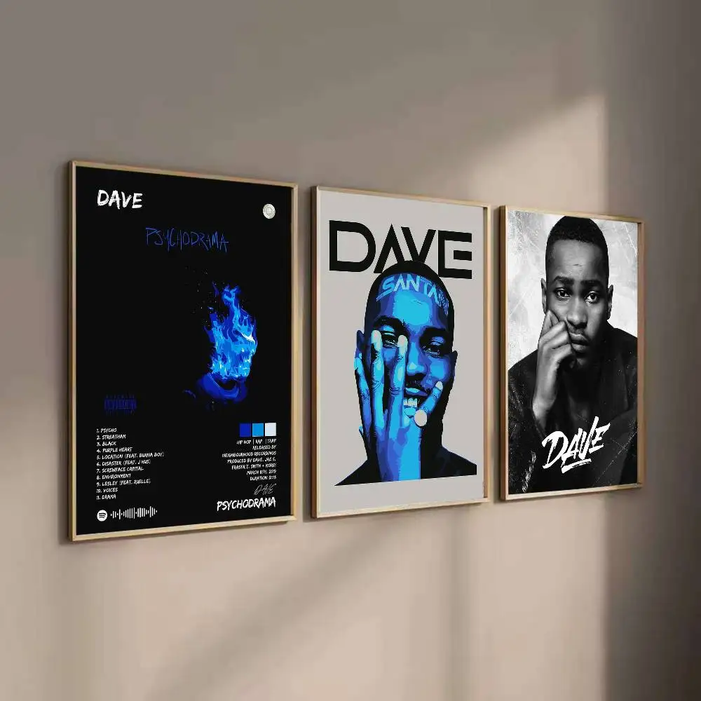 سانتان ديف ملصق مقاوم للماء عالي الدقة جدار فني طباعة ذاتية اللصق. ديكور غرفة المنزل الجمالي لغرفة المعيشة وغرفة النوم.