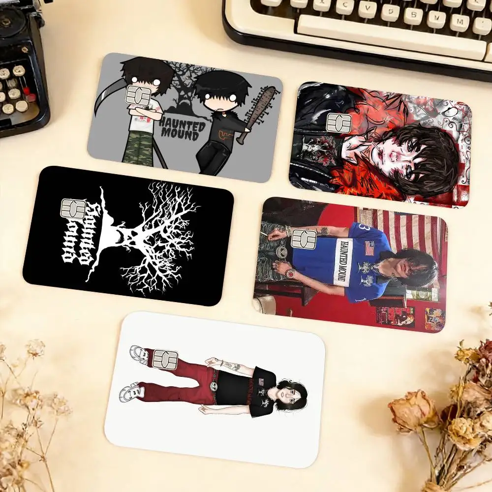 

S-Sematary H-Haunted Mound Waterproof Film Skin Cover Credit Card Stickers Debit Front Bank Bus Pass