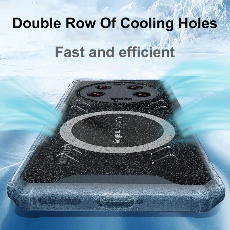 For Xiaomi Mi 13 Ultra Case Mi13 Aluminum Alloy Heat Dissipation Shell For Xiaomi 13Ultra Mi 13 13T Pro Graphene Cooling Cover image 2