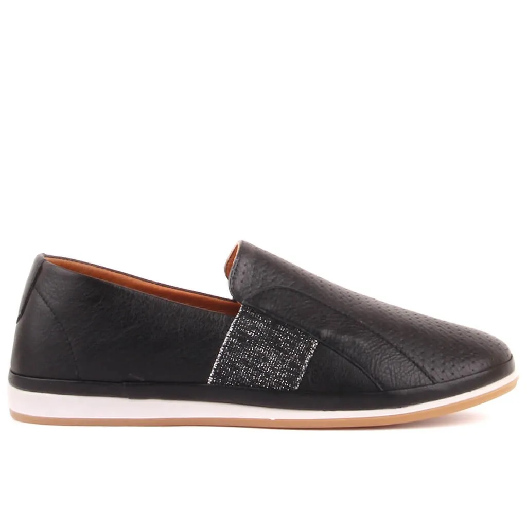 Moxee-Black Color Step-in Women 'S Daily Casual Shoes