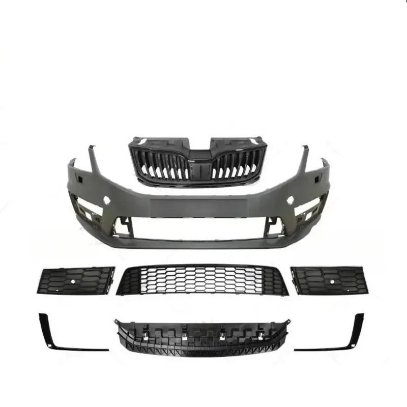 

Front Bumper Grill Trim Assembly Suitable Sko Octav 2018-20 Kit Car Accessories Body Kit