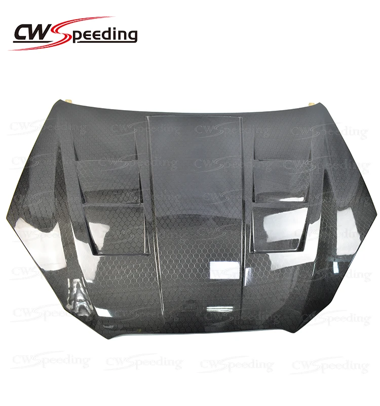 

TW STYLE HONEYCOMB CARBON FIBER ENGINE HOOD BONNET for 2009-2011 HYUNDAI GENESIS COUPE Norsen