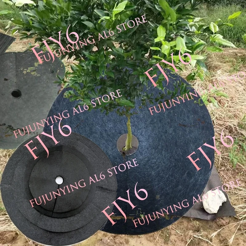 2/5pcs Garden Tree Plant Cover Protection Weed Mats Cloth Ecological Weeding Control Mulch Barrier Flower Pot Gardening Tools A6