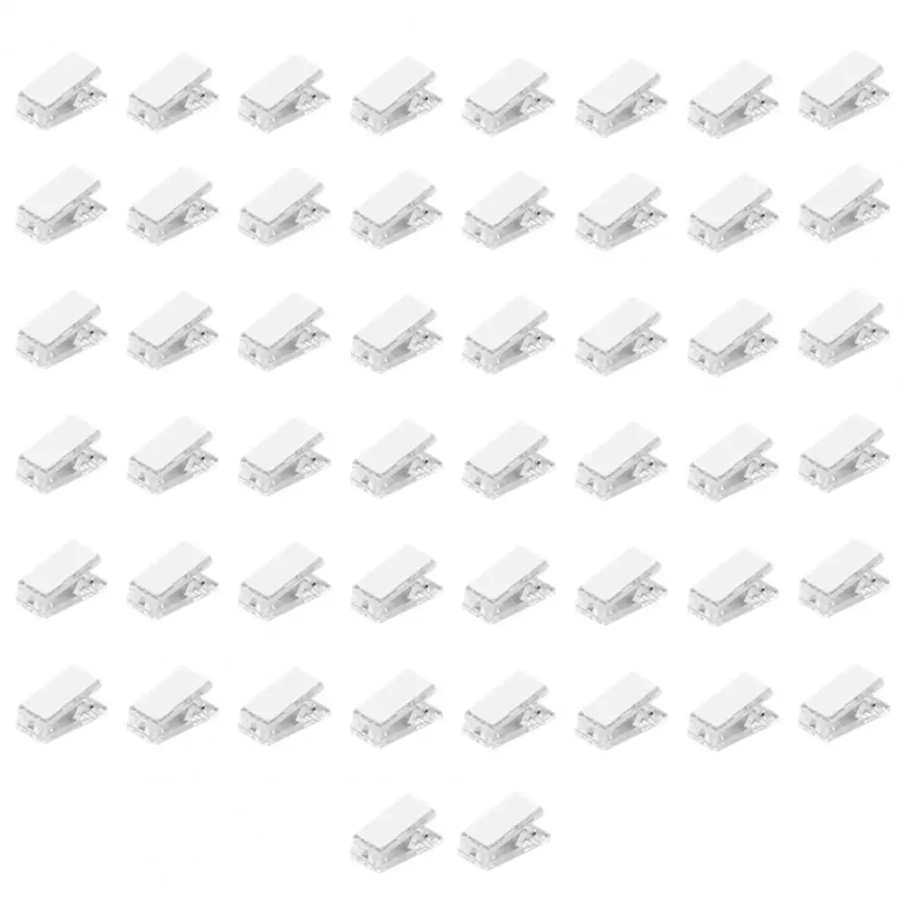 Wall Hanging Clips Acrylic Clips Compact Durable Self-adhesive Wall Clips Versatile Binder Photo Hanging Solution for Various