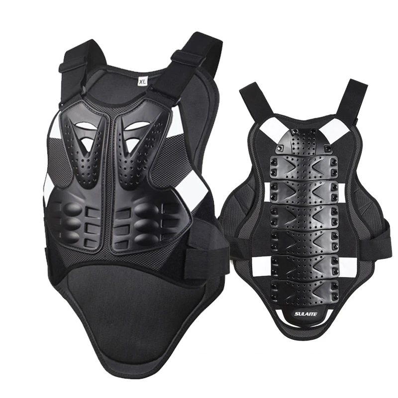 Motorcycle Bike Body Armor Chest Spine Protector Vest Roller Skating Back Protector Spine Protector Sporting Gear Armor Vest