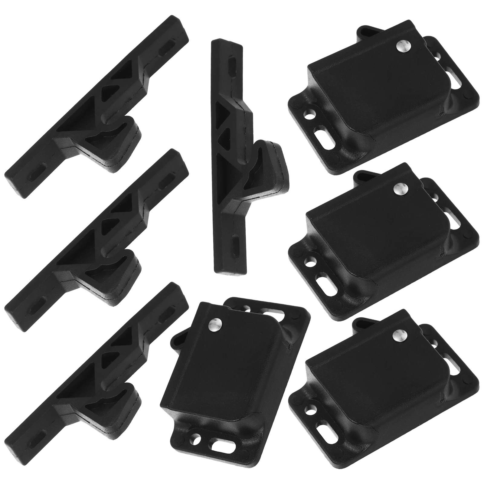 

4 set 4 Sets Cabinet Door Latch Drawer Lock Hardware Spring Hook Grabber Furniture Accessories Durable Easy Install