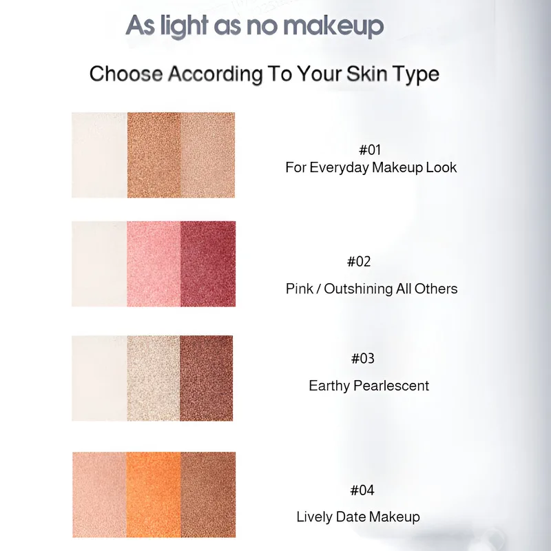 Driekleurige gradiënt oogschaduwstick Gemakkelijke make-uptoepassing Delicate parelmoer Shimmer en aardige tinten Perfect voor beginners