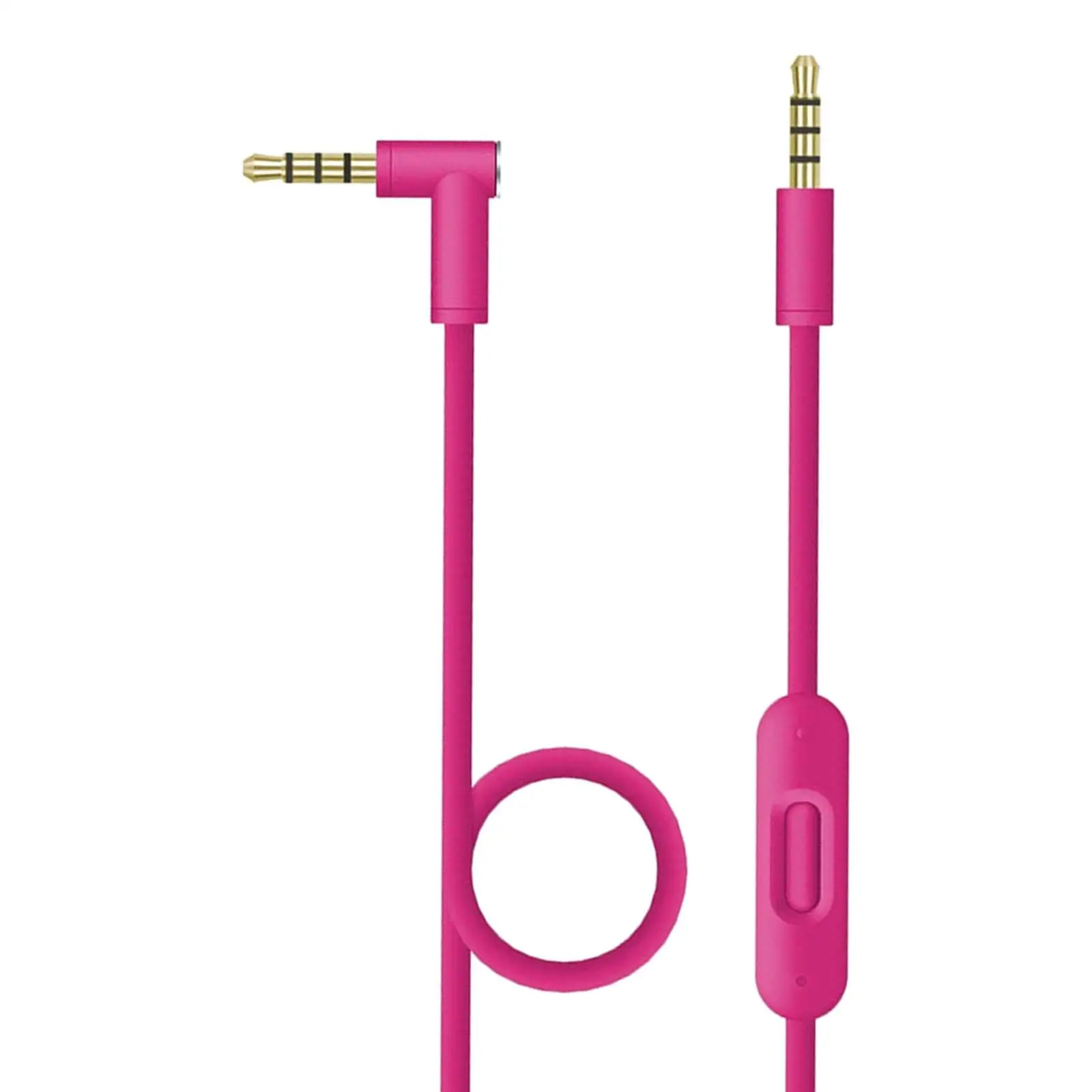 Universal Replacement Audio Cable 1.4m Copper Wire Headphones Extension with Mic for Mixrstudio Pro PC Smartphone