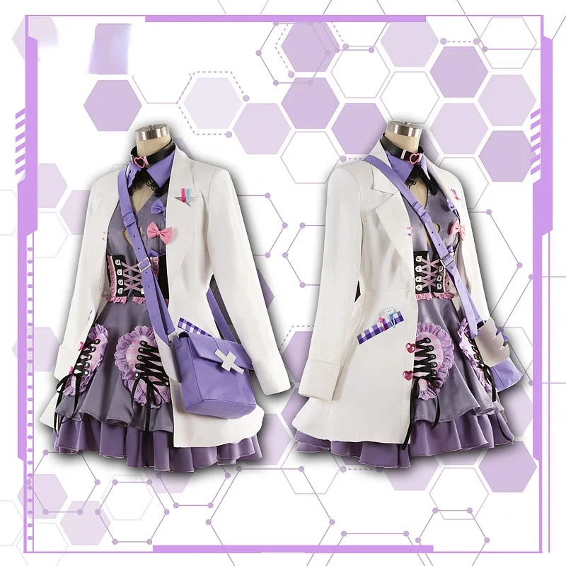 [Customized]Nijisanji Vtuber Sukoya Kana Cosplay Costyme Dress Women Outfit Hot Game 2022 Anime Suit Lovely Role Play