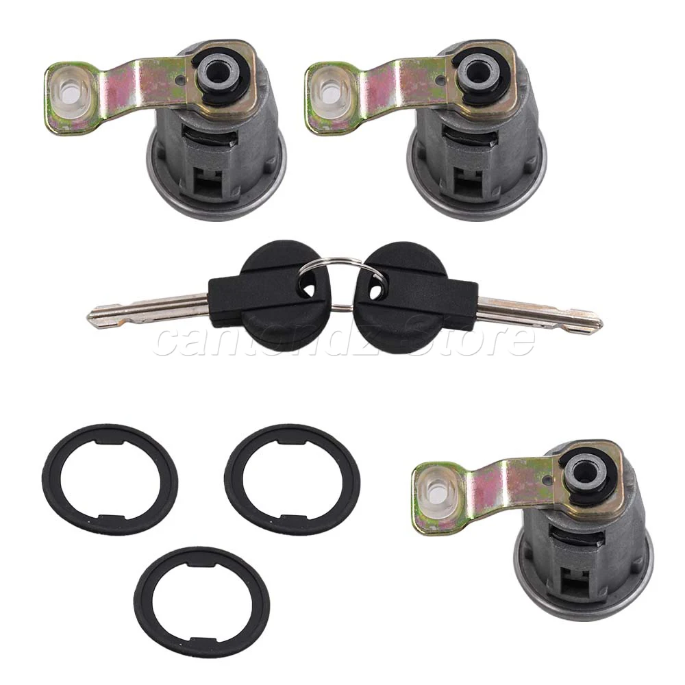 اسطوانة قفل الباب الأيسر والأيمن مع مفتاحين لاستبدال سيتروين بيرلينجو كسارا بيكاسو بيجو بارتنر 9170G3 252522