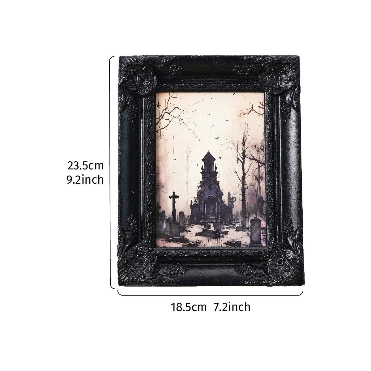 Halloween-Themed Resin Photo Frame