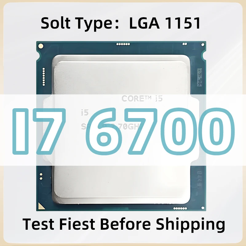 Core i7-6700 CPU 4-Core 8-Thread 3.40GHz 8MB 65W LGA1151 6th Generation Processor For Q270 Z270 Motherboard i7 6700 processor