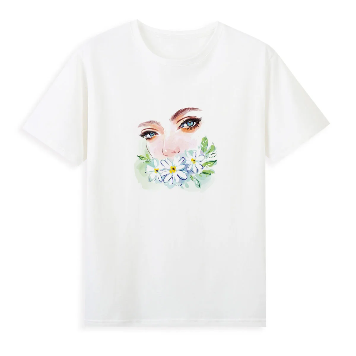 Beautiful Girl T-shirt Original Brand Tshirt Women Short Sleeve Summer Clothing Hot Sale Top Tees A031