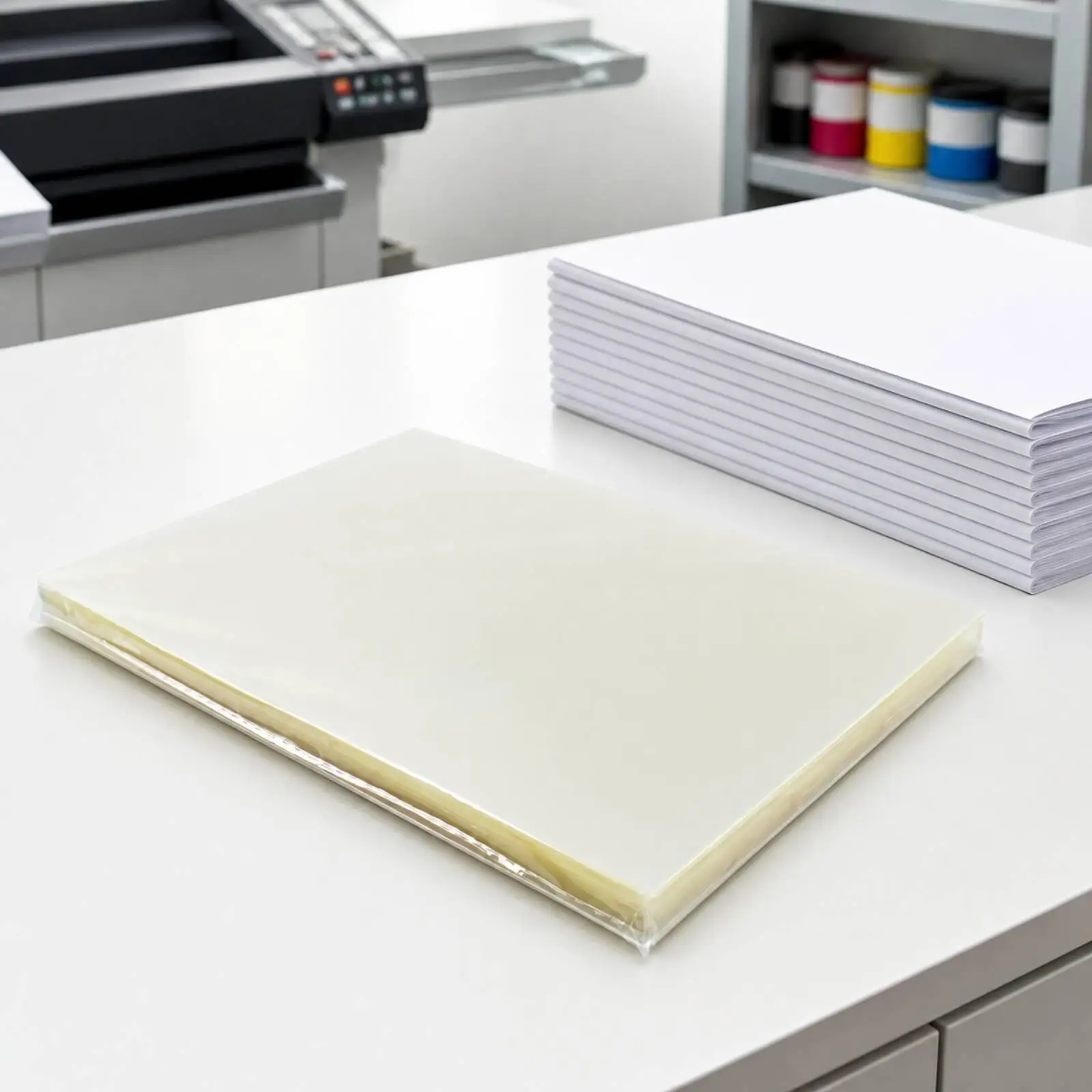 PET Printable Film Sheet for A4 Manual Binding Durable Transparent Overlay for Office Use