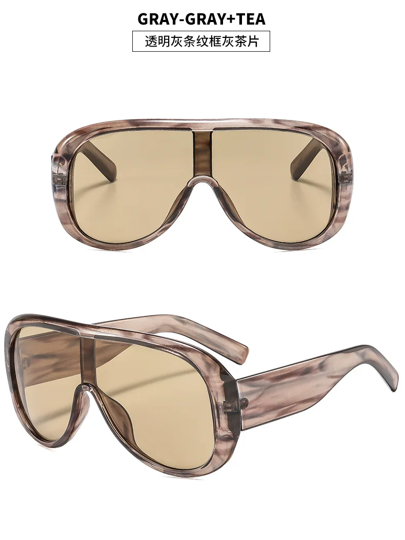 One Pieces Oversized Sonnenbrille 2026 für Damen und Herren – Coole Fashion Sonnenschutz Strand Urlaub Oculos Lunette Soleil Femme – Detail 13