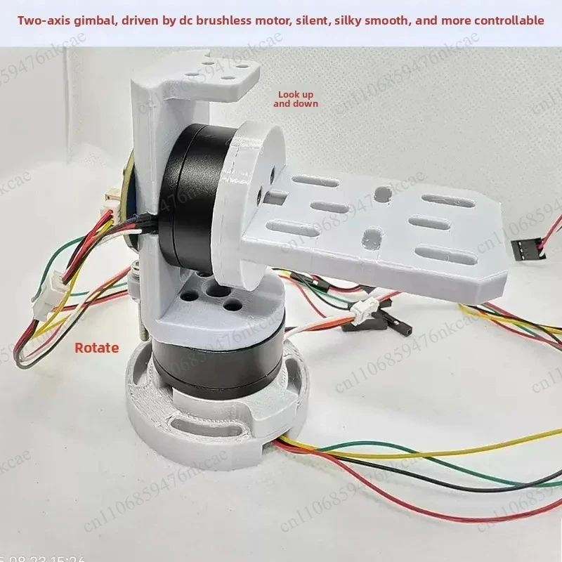 12V silent 2-axis brushless closed-loop gimbal motor bracket 125g stabilizer lightweight competition module