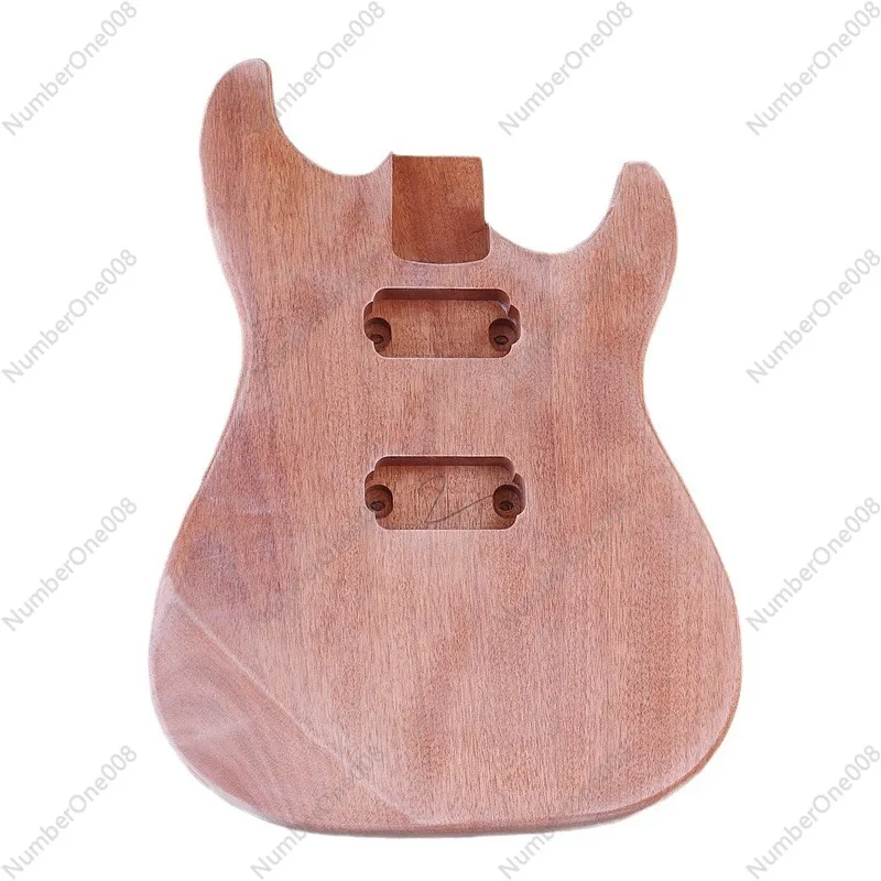 

DIY Electric Guitar Body Blank, Unfinished Solid Wood Body for Guitar Building, Natural Finish Replacement Body for Parts