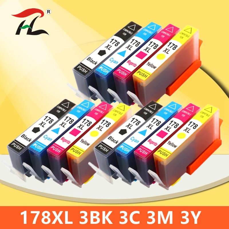 178XL Compatible Ink Cartridge for HP178 XL for HP 178 Officejet B109 B110 B210 C309 C310 C410 D5468 D5463 D5460 printer