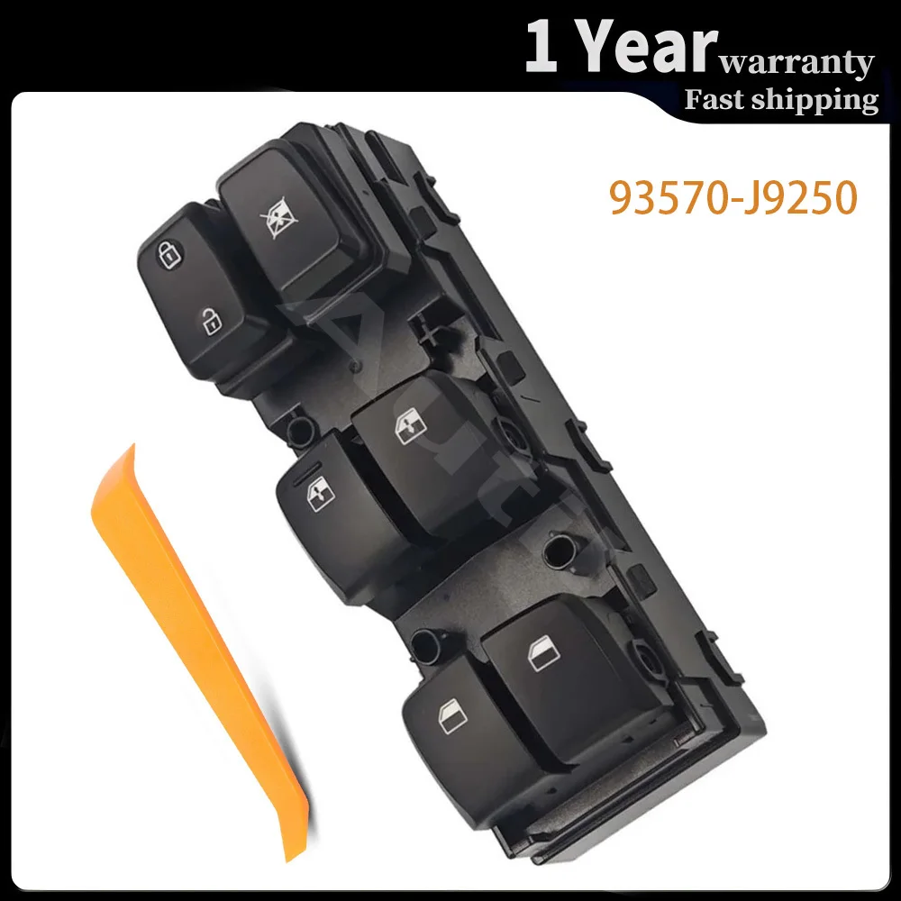 

For Hyundai Kona 2019 Front Left Driver Side Electric Power Window Switch Glass Lifter Control Button 93570-J9250 93570-J9200