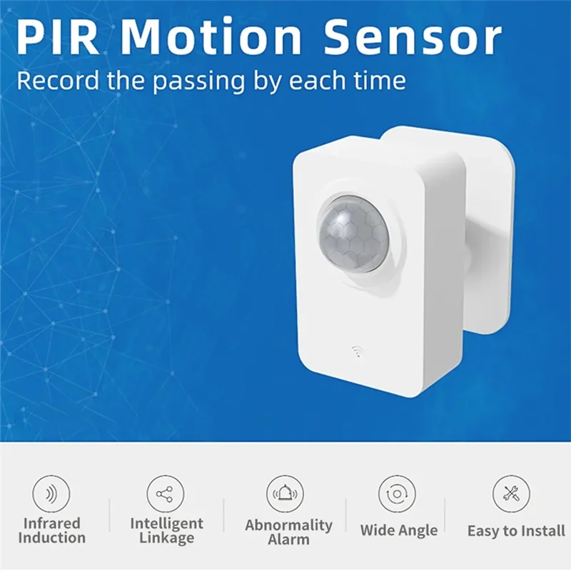 Eccellente sensore di movimento PIR Tuya per rilevamento passivo a infrarossi Smart Life Rilevatore di sistema di allarme di sicurezza WIFI remoto