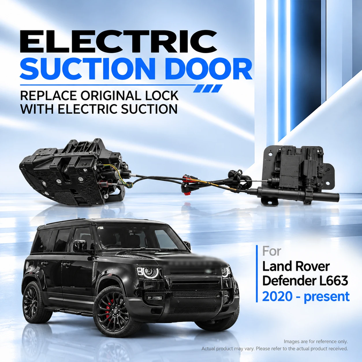For Land Rover Defender L663 2020-present Car Specific Electric Soft Close Door Lock Replacement Kit Auto Suction Door Upgrade