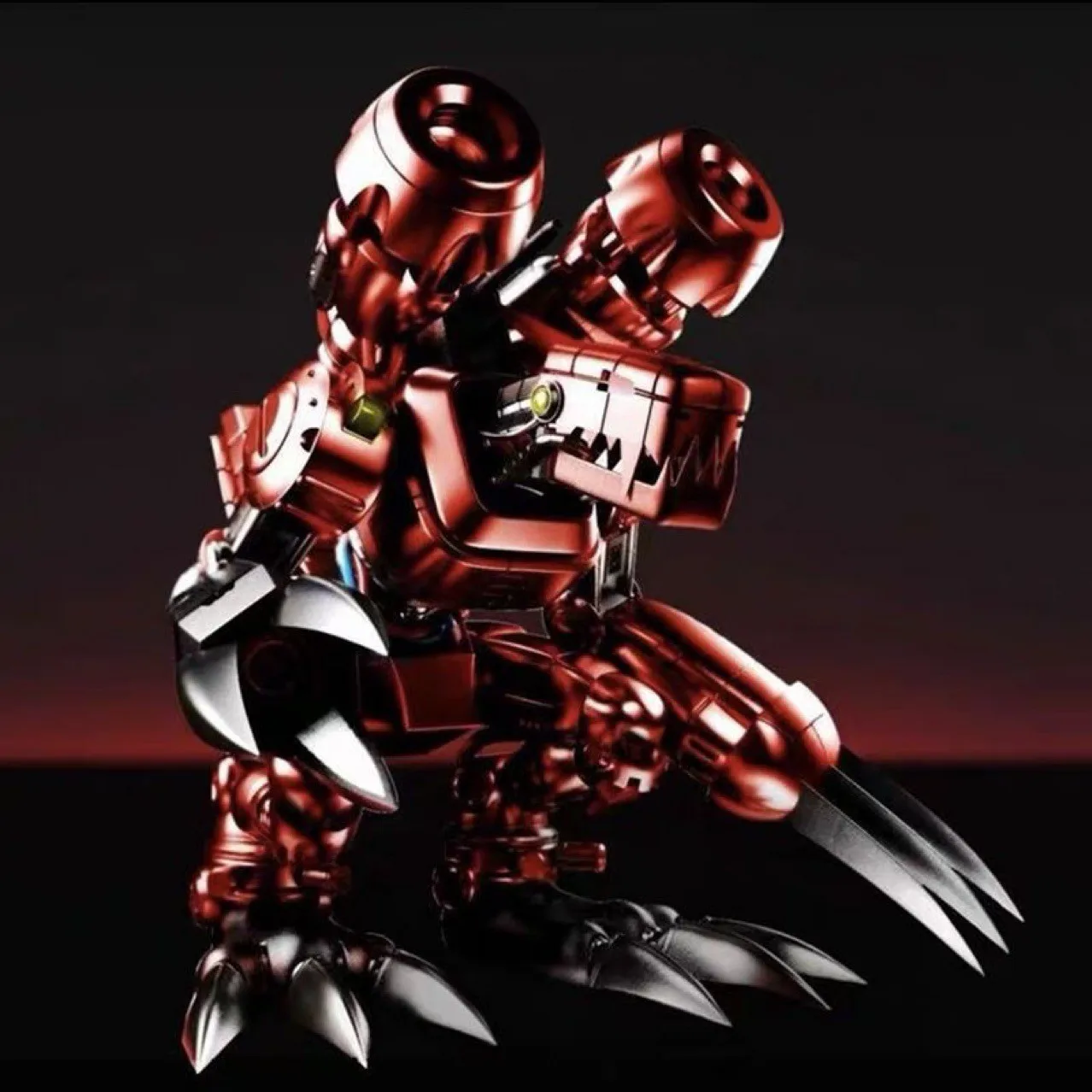 

Digimon Figure - Dark Mechanical Demon Dragon Beast Desktop Decoration Boxed Gift Anime & 2d Collectible Model Desktop Ornament