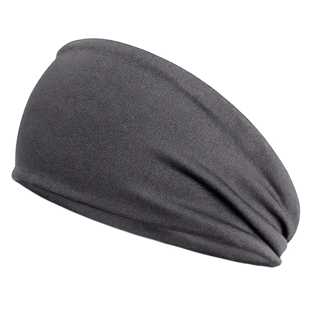 Uomo Donna Benda per capelli Elastico da corsa Fascia ad asciugatura rapida Porosità Fascia per yoga Benda per il sudore per jogging Basket Corsa