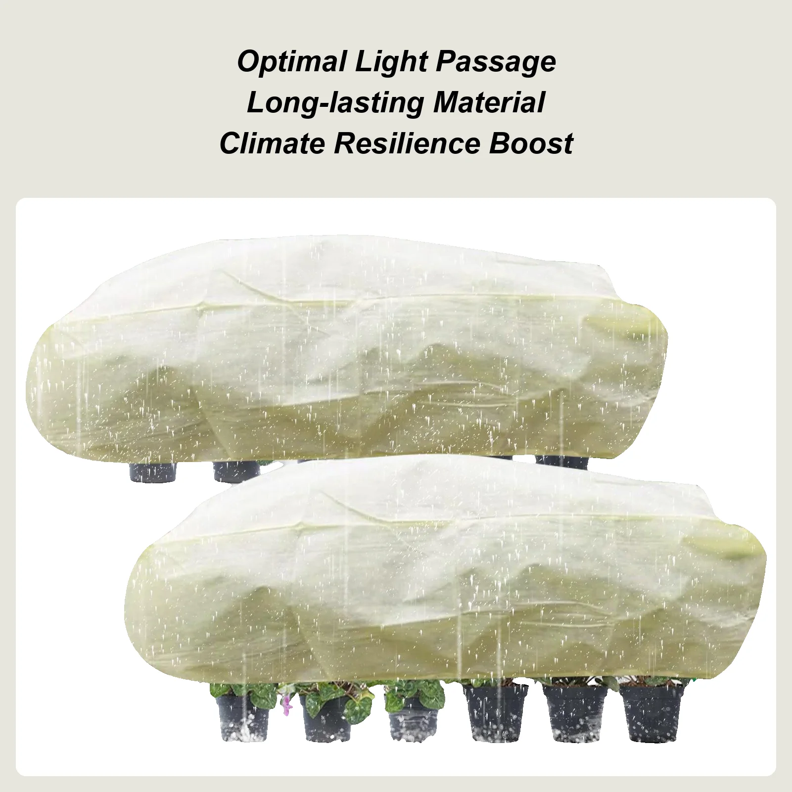 

Покрывало для садовой кровати, состоящий из 2 предметов, прямоугольный чехол с цветком и шнурком, устойчивый к атмосферным воздействиям, защита от замерзания растений для наружного сада