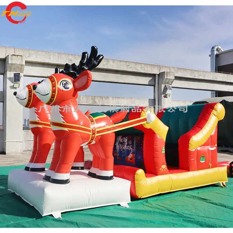 Inflatable Santa air model, Christmas decorations, Christmas tree snowman, outdoor venue arrangement, inflatable air model