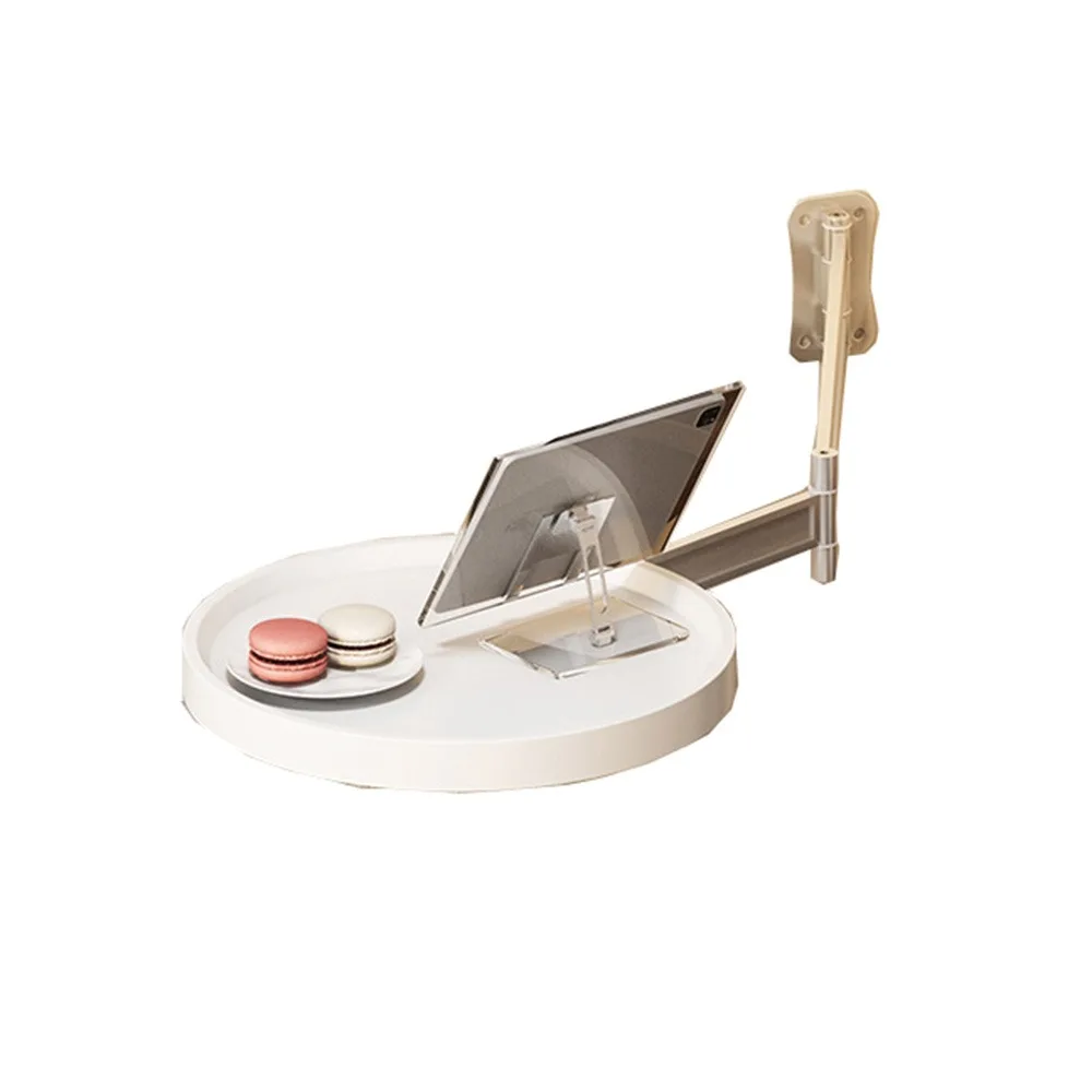 

Настенные складные маленькие круглые чайные столики, многофункциональные, экономящие пространство, креативные плавающие полки, гибкие, легко устанавливаемые.