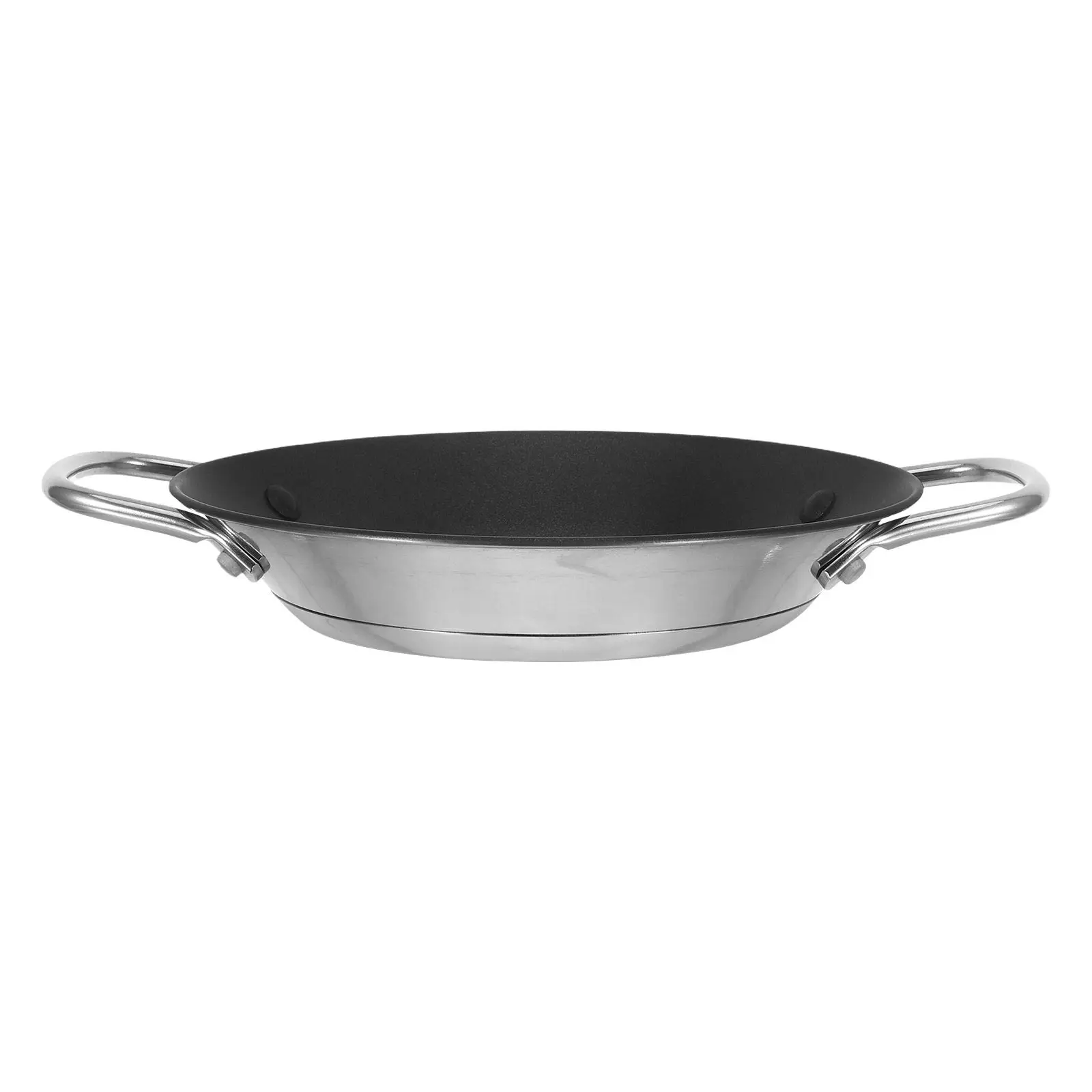 Stainless Steel Double Handle Grill Pan for Stove Top Nonstick Griddle Skillet Professional Cookware for Steak Bacon Omelette