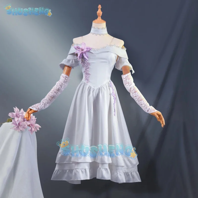 أنيمي لعبة الهوية الخامس نعمة البدلة تأثيري حلي موحدة هالوين كرنفال حفلة لعب الأدوار الزي مجموعة كاملة Shusheng