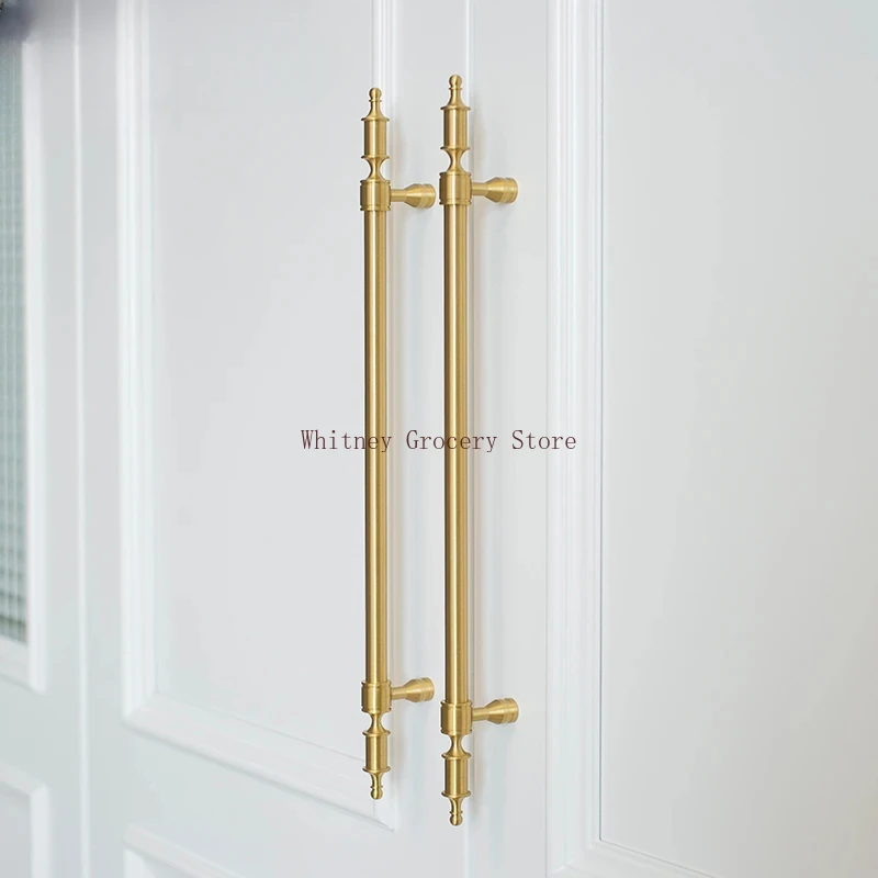 

Ручки из цельной латуни в европейском стиле для шкафов и ящиков, мебельные ручки для кухонных шкафов, золотые ручки для ящиков, фурнитура для мебели