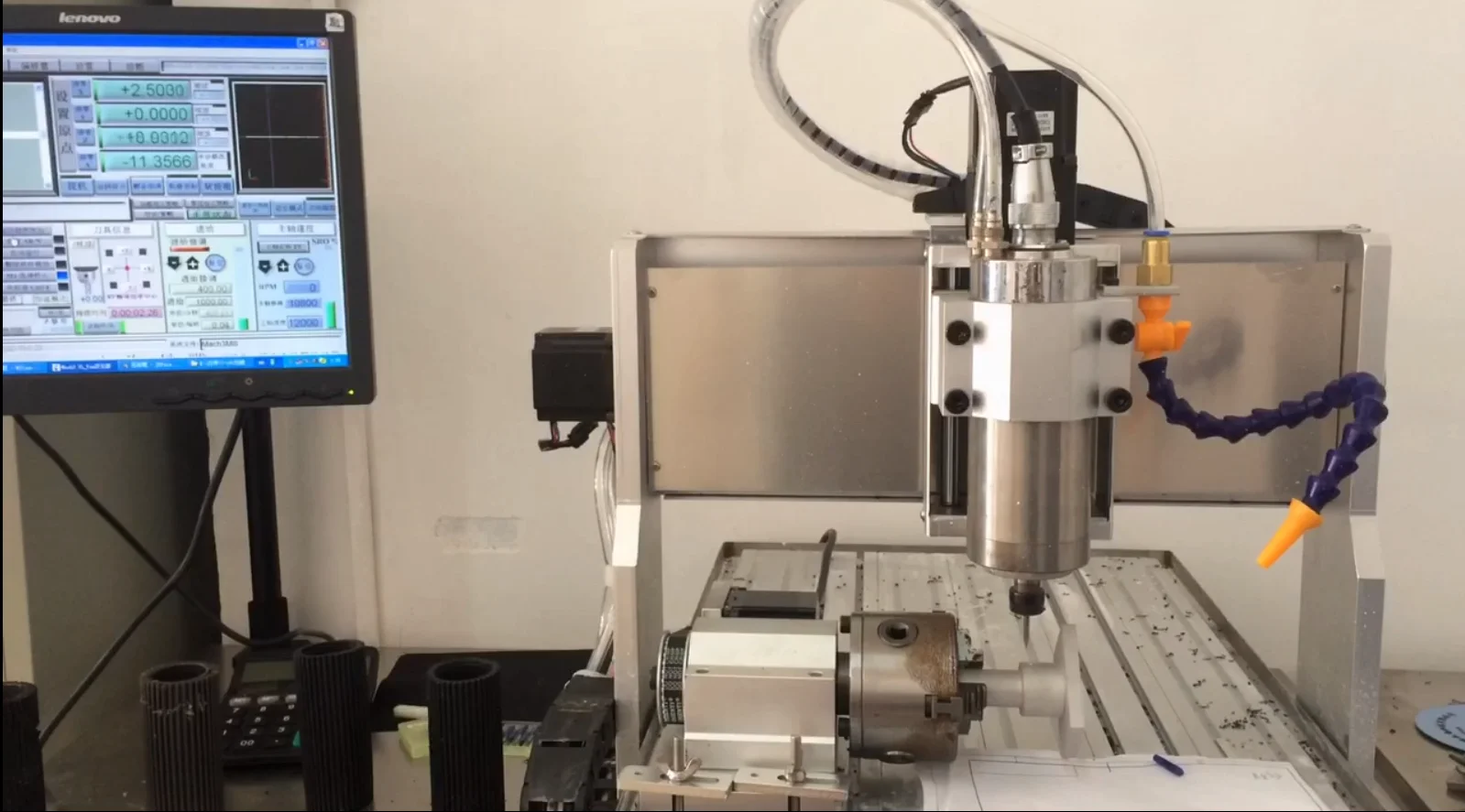 Machine 3/4 Axis with Water Tank Z Axis Add Height for Metal 2200W 1500W Engraver Cut Wood Router 6090 Engraving Milling Cutting