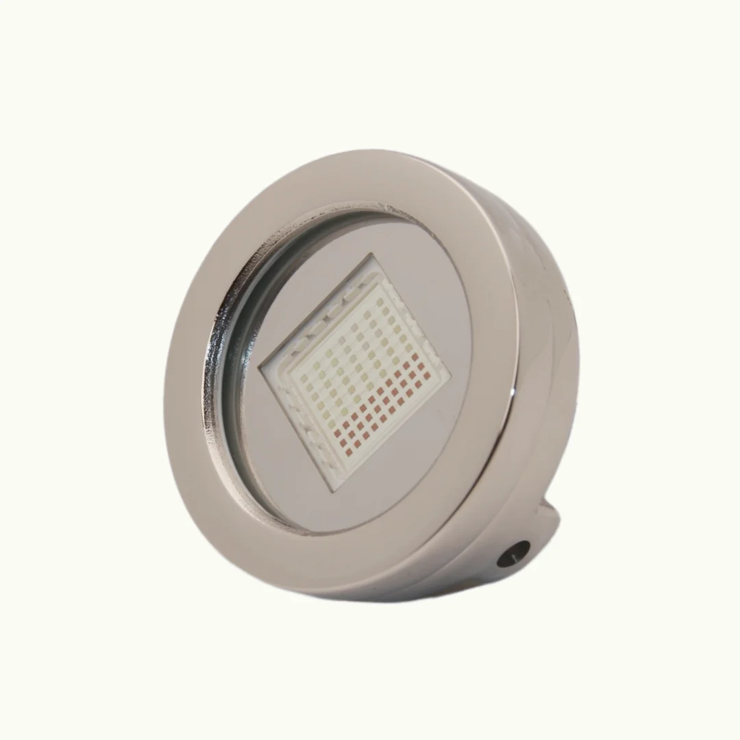 Drain Plug LED Light, 120W High Power, 1/2 Inch NPT 316 Stainless Steel, IP68 Waterproof 12V DC, for Marine Boat Yacht Transom