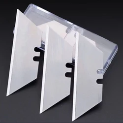 10Pcs/1Box Special Knife Blades Steel Material Utility Knife Trapezoid Blades Replacement DIY Art Craft Cutter Tool Blade New